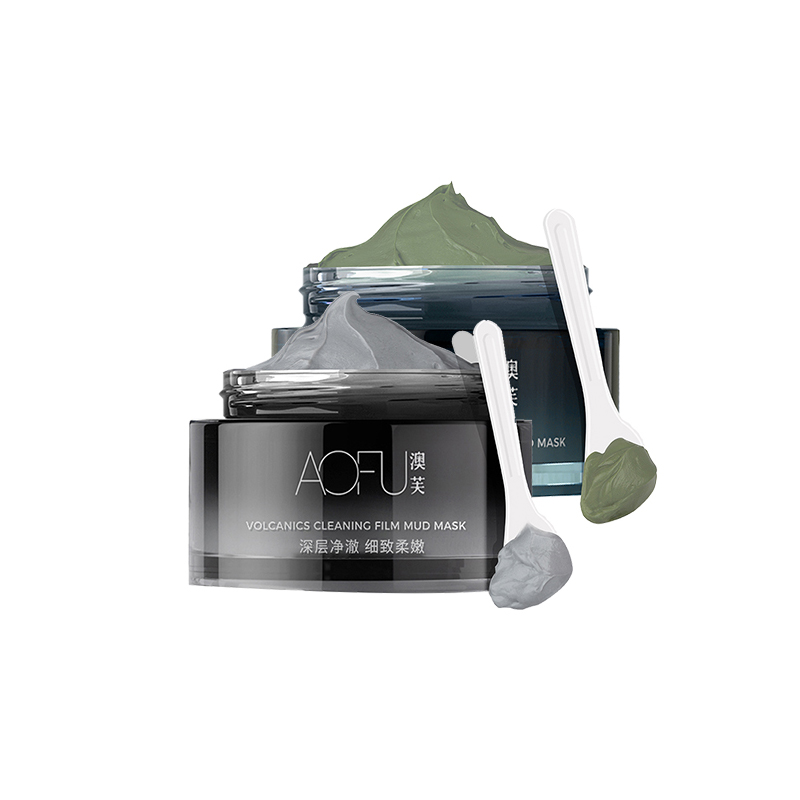 

Вулканический пепел аппликатор лицевая маска очищающая глиняная маска 120г AOFU