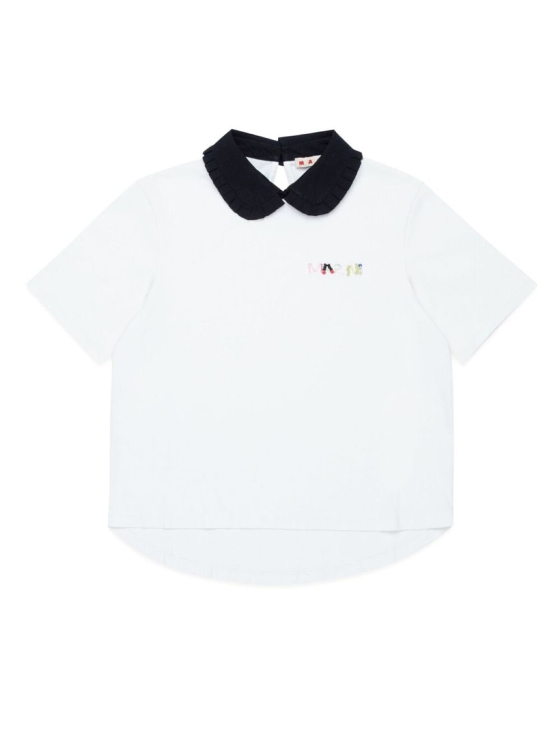 

Marni Kids декорированная футболка, белый