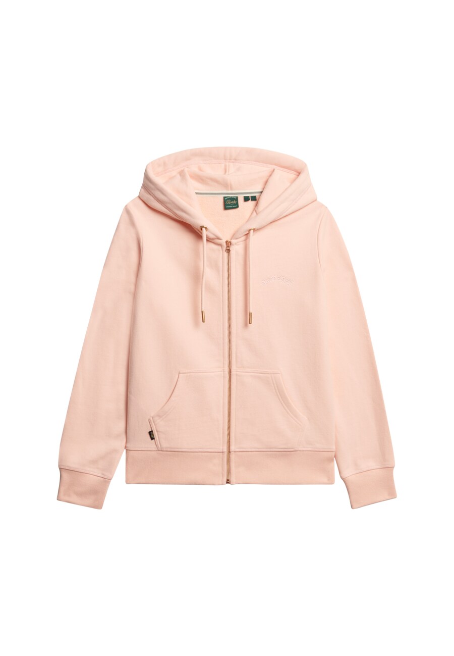 

Толстовка с капюшоном на молнии Superdry Essential, розовый