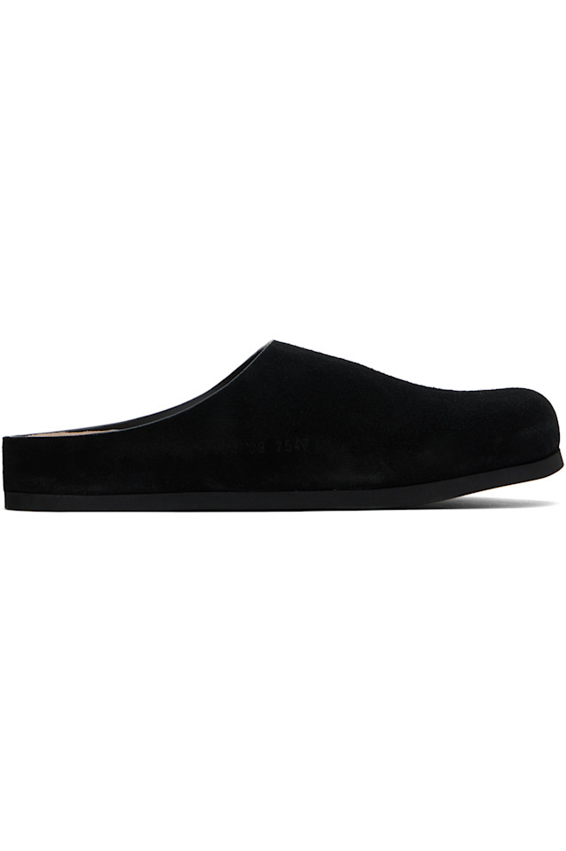 

Замшевые мокасины-клоги Common Projects, черный