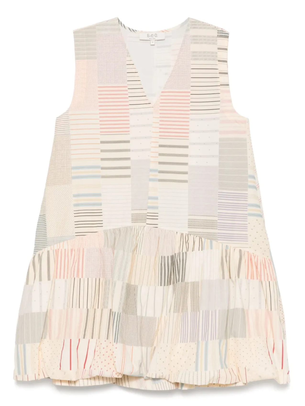 

Платье мини Maisie Sea, нейтральный