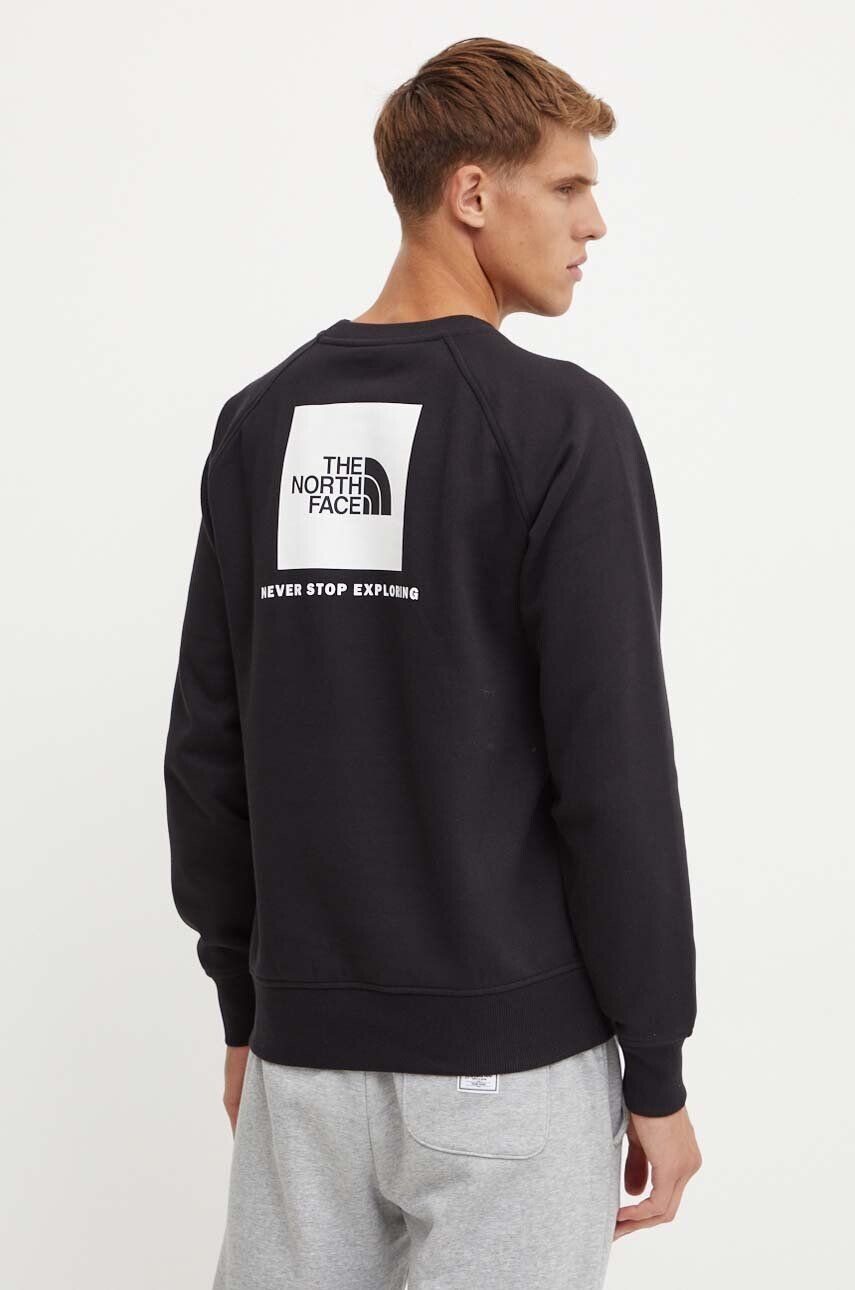 

Толстовка The North Face Raglan Redbox Crew, черный