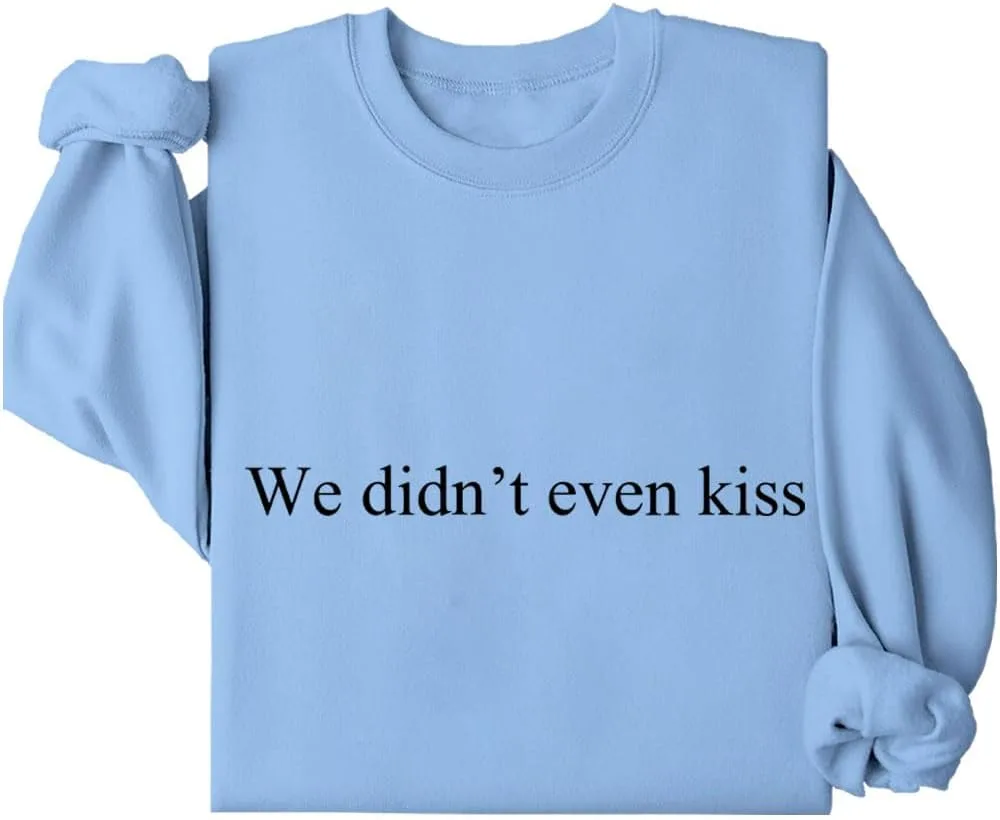 

Свитшот We Didn't Even Kiss с длинным рукавом Kzggs