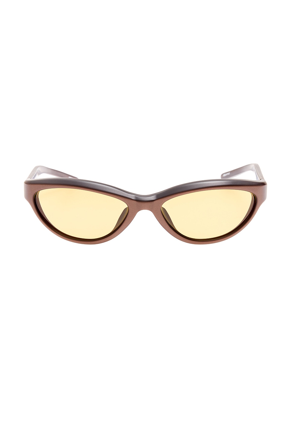 

Солнцезащитные очки Curvo Jacquemus, matte metallic brown, silver & amber