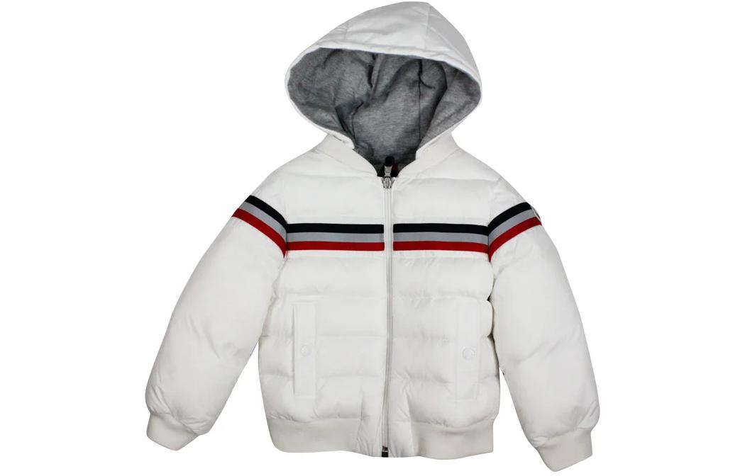 Moncler Детская футболка White Infant And Toddler — фото 3