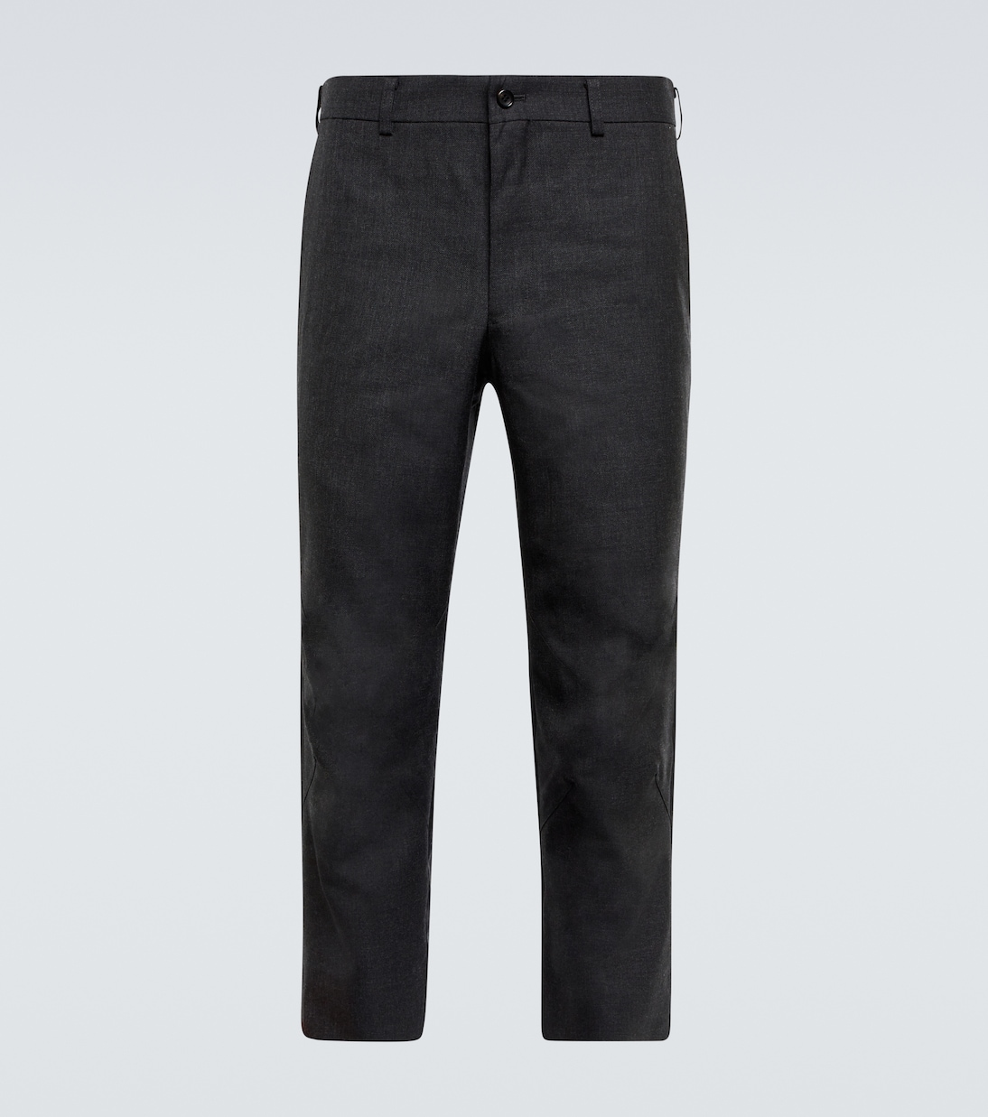 

Узкие шерстяные брюки с низкой посадкой Comme des Garçons Homme Deux, Charcoal Gray