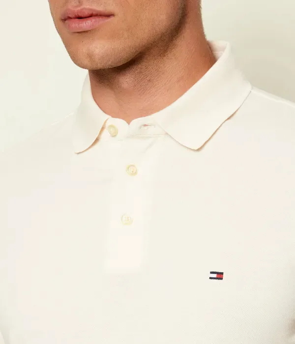Полюс slim fit Tommy Hilfiger, кремовый — фото 4