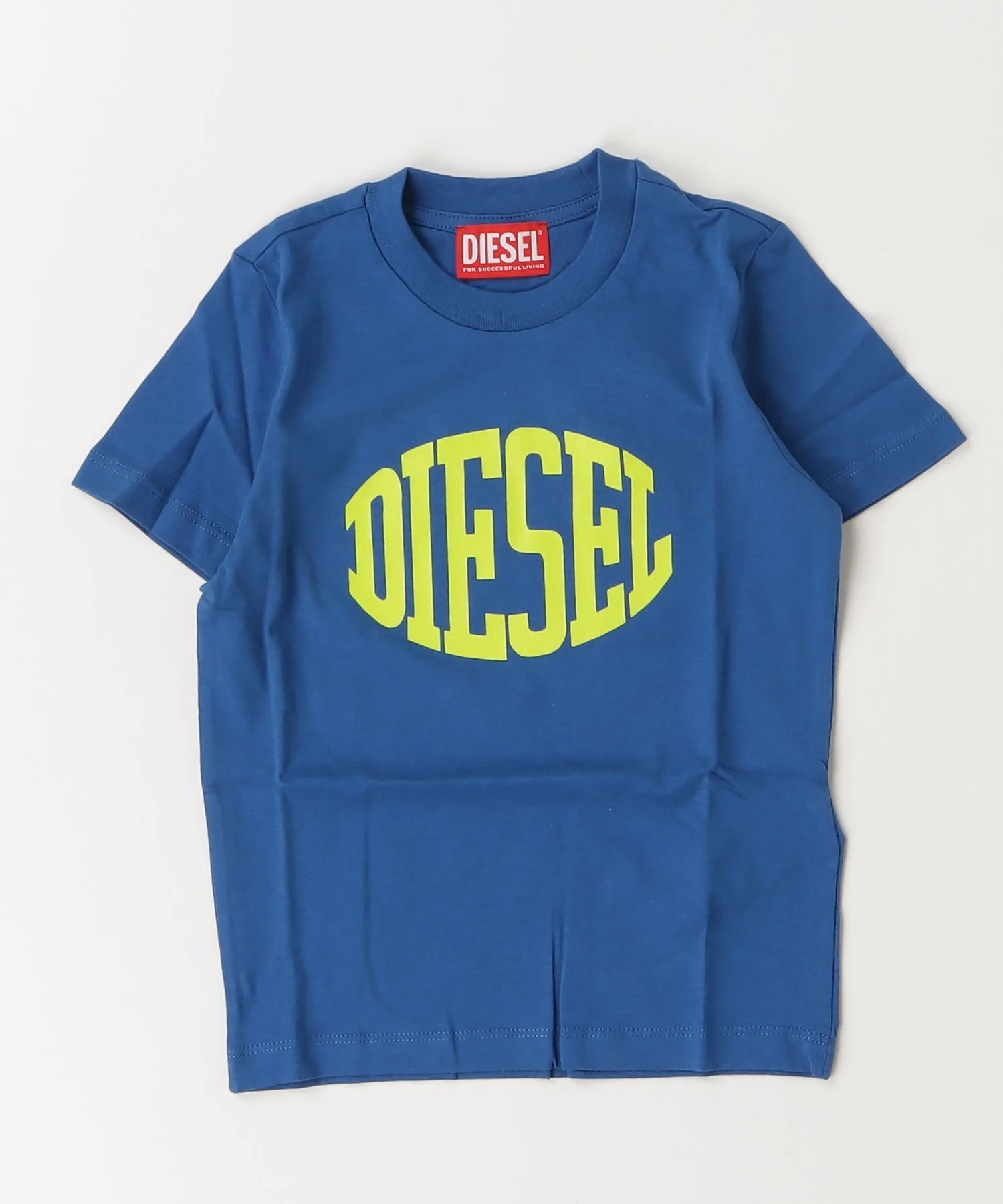 Унисекс футболка с логотипом DIESEL KIDS синяя