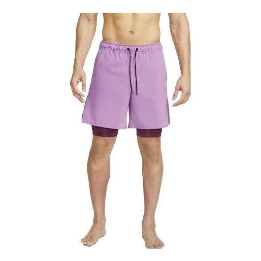 

Шорты stride dri-fit 7'' 2-in-1 running shorts 'purple' Nike, фиолетовый