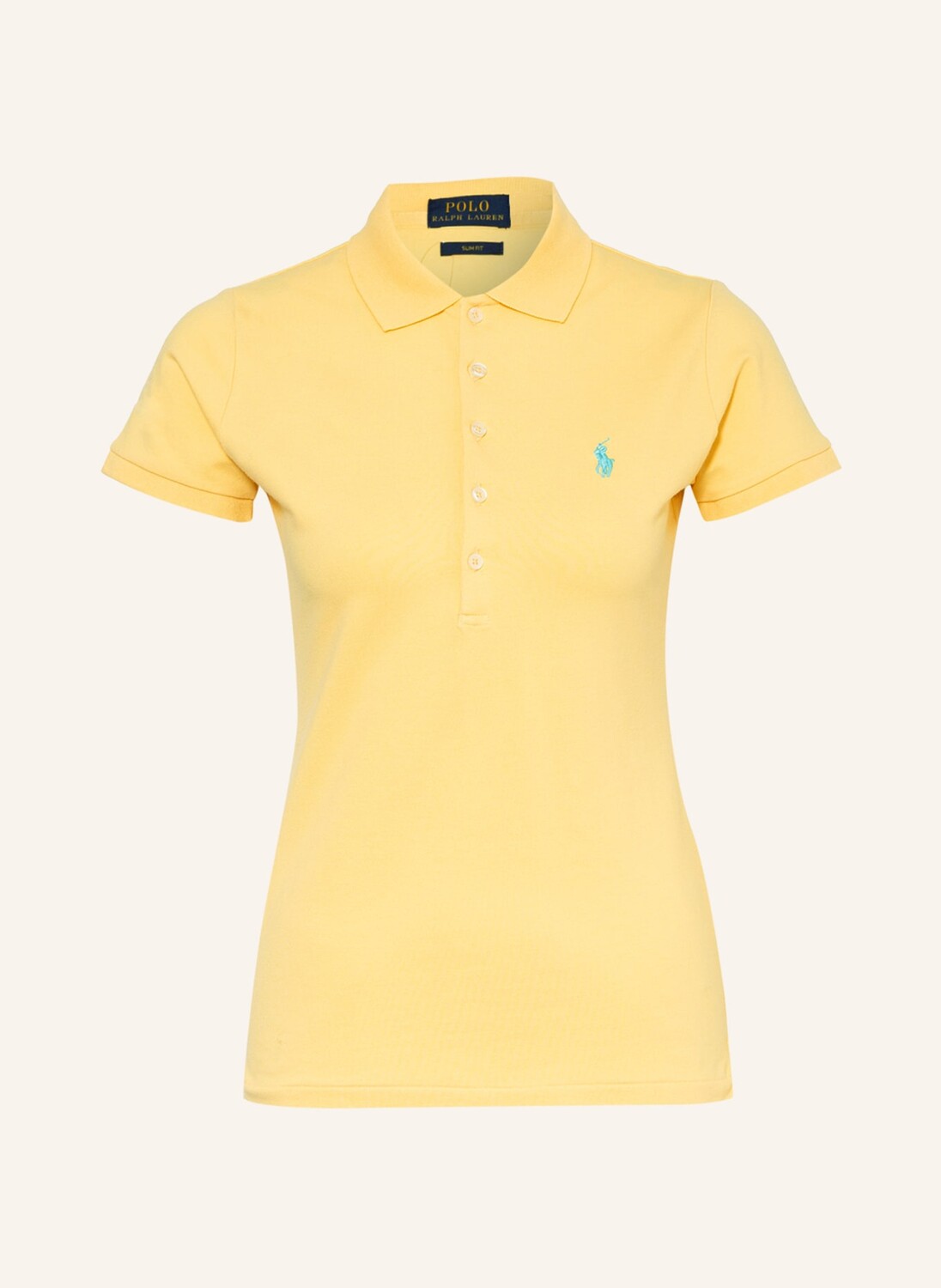 

Рубашка поло POLO RALPH LAUREN Piqué, желтый