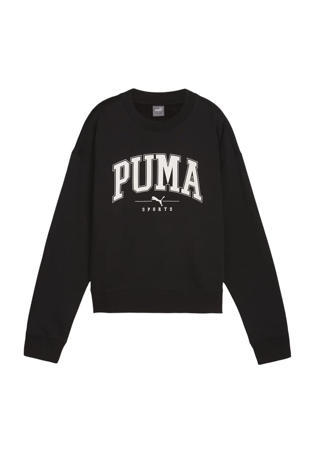 

Толстовка с логотипом Squad с ребристой панелью Puma, черный