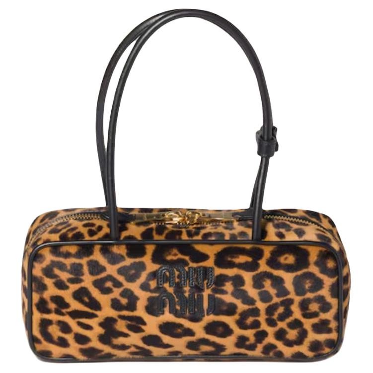 MIU MIU Женская сумка Beau Calfskin One Shoulder цвета honey — фото 2