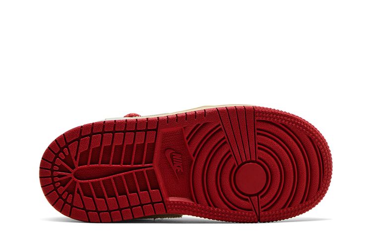 Кроссовки Air Jordan 1 Retro High OG TD 'Rare Air - Sail Cinnabar', кремовый — фото 4