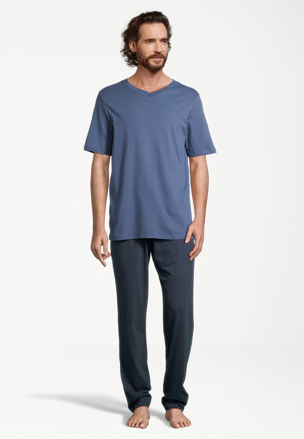 

Пижамный комплект HOME SET - Pyjamas Schiesser, темно-синий