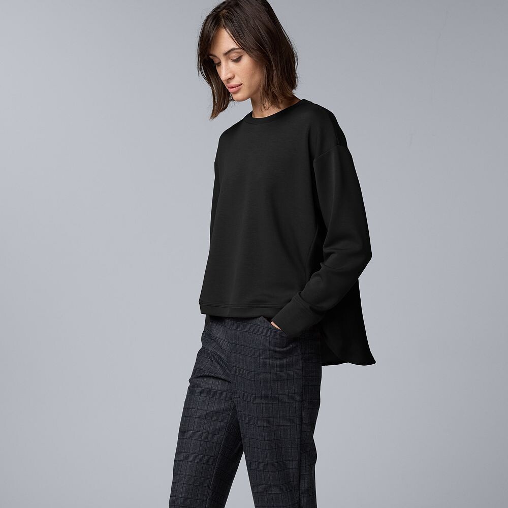 

Женский пуловер Simply Vera Vera Wang, смешанный пуловер, черный