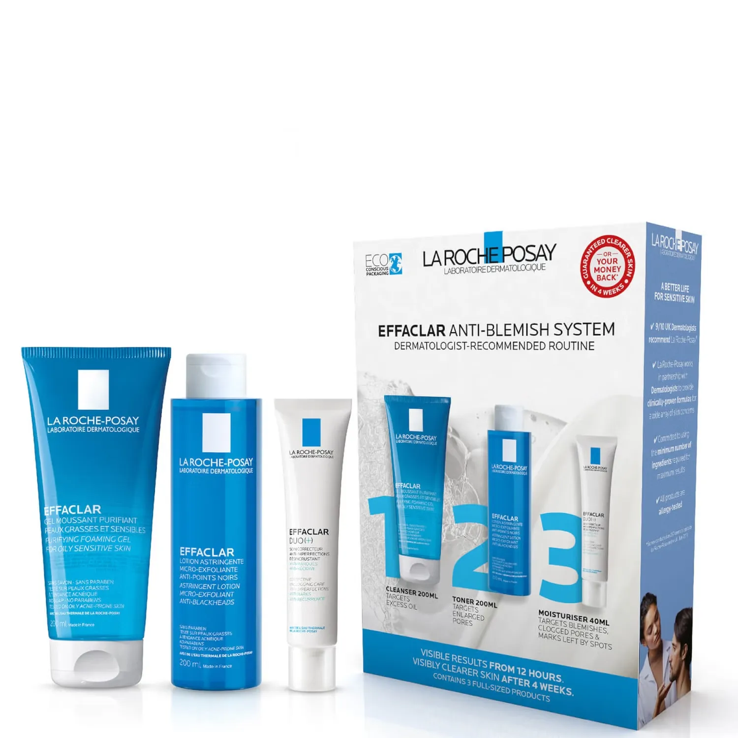 Effaclar 3-ступенчатая система против пятен, 440 мл La Roche-Posay — фото 3