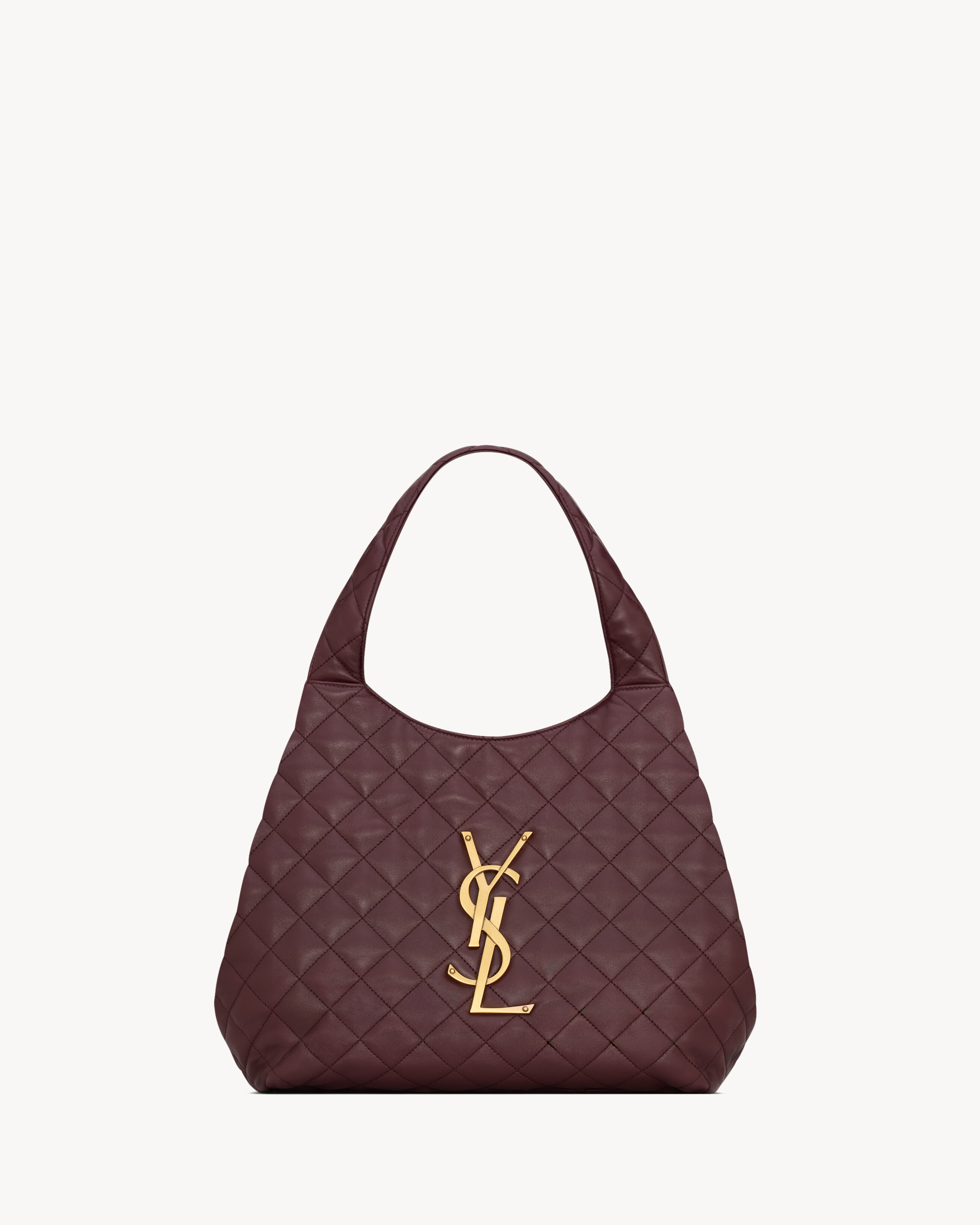 Средняя версия культовой сумки ICARE Saint Laurent, бордо — фото 2
