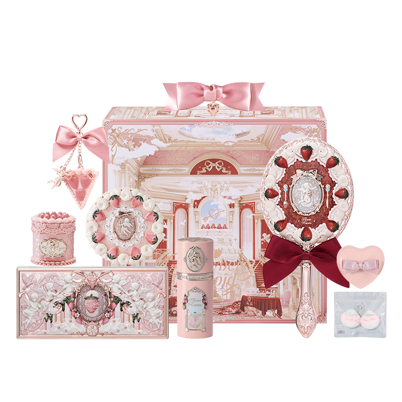 Набор косметики Sweetheart Box из коллекции Strawberry Cupid Natural Matte Adherent Flower Knows, sweetheart strawberry sauce — фото 3