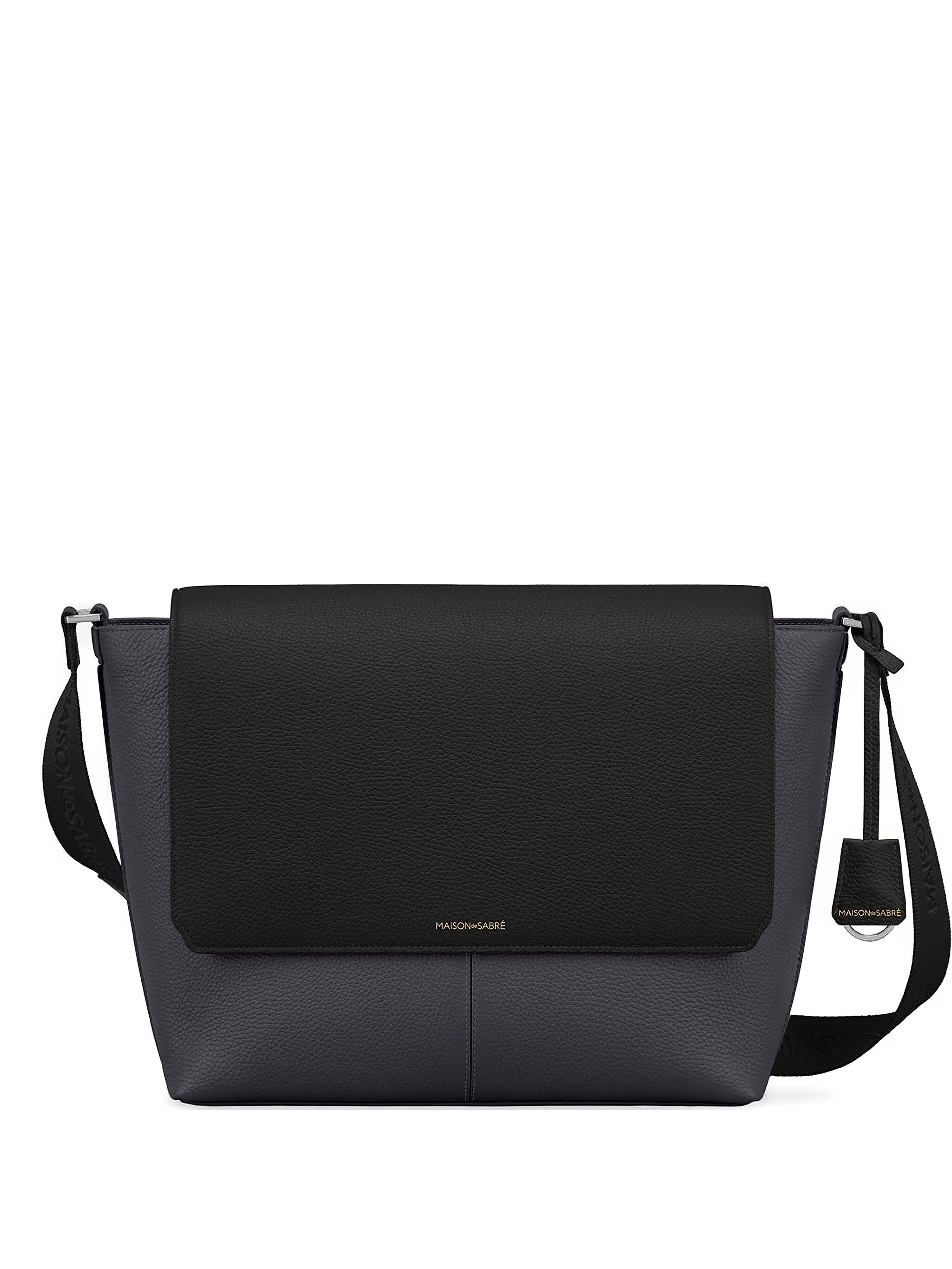 

Сумка-мессенджер с клапаном Maison De Sabré, черный