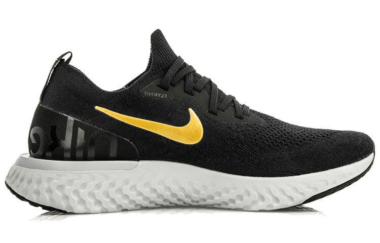 

Nike Epic React Flyknit Black Gold (женские)