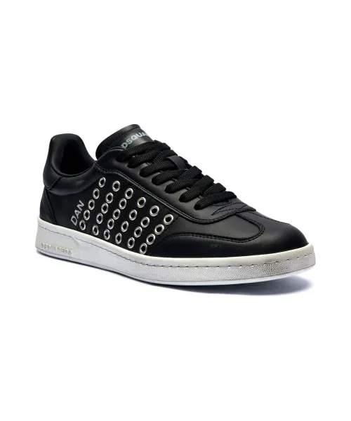 

Кожаные кроссовки Lanvin Dsquared2, черный
