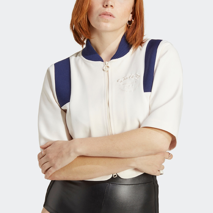 Adidas Originals Синяя облегающая майка мел белый, Pink White — фото 4