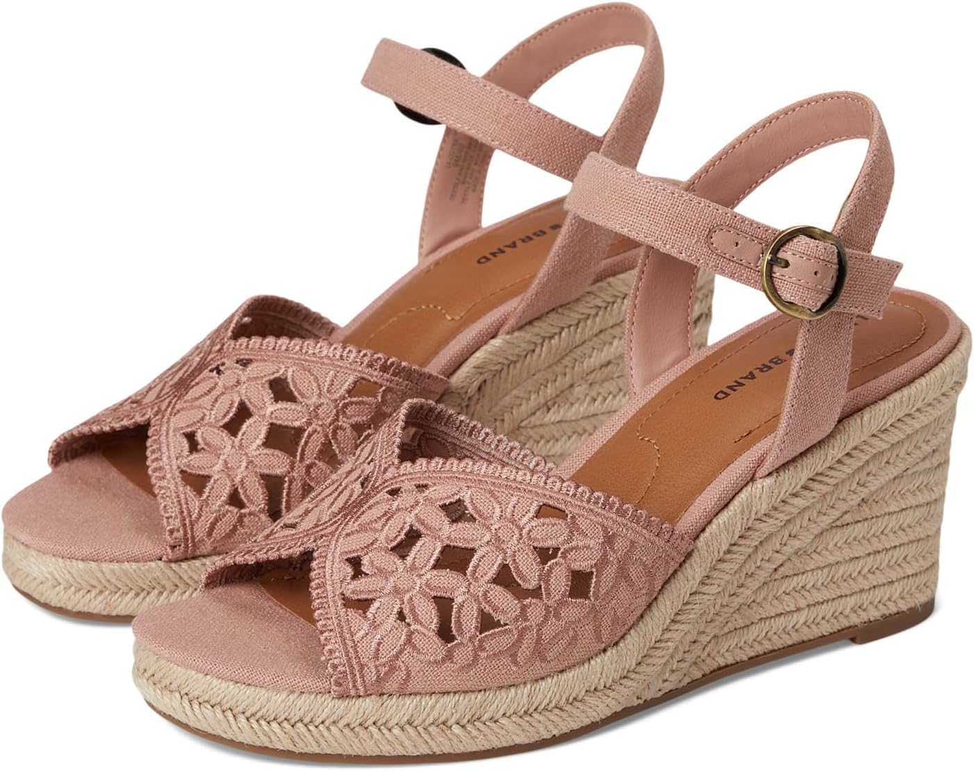 Сандалии Lucky Brand Coyna Floral Espadrille Wedge Sandals, цвет Bellini
