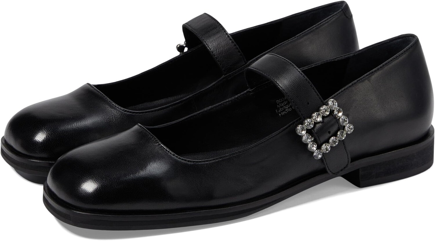 

Балетки Rumor Diamante Mary Jane Free People, цвет Black Metallic Leather
