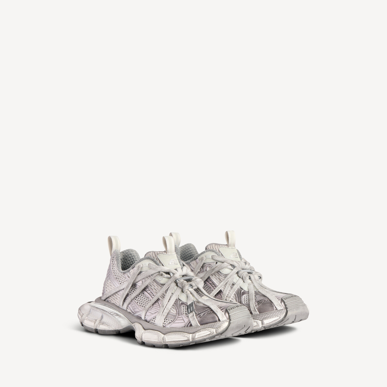 Мужские кроссовки 3xl extreme laces b в сером цвете BALENCIAGA, серый — фото 2