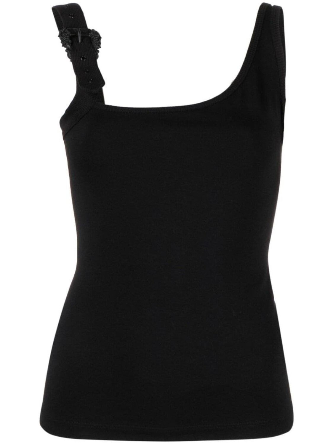 

Versace Jeans Couture топ с пряжкой, черный