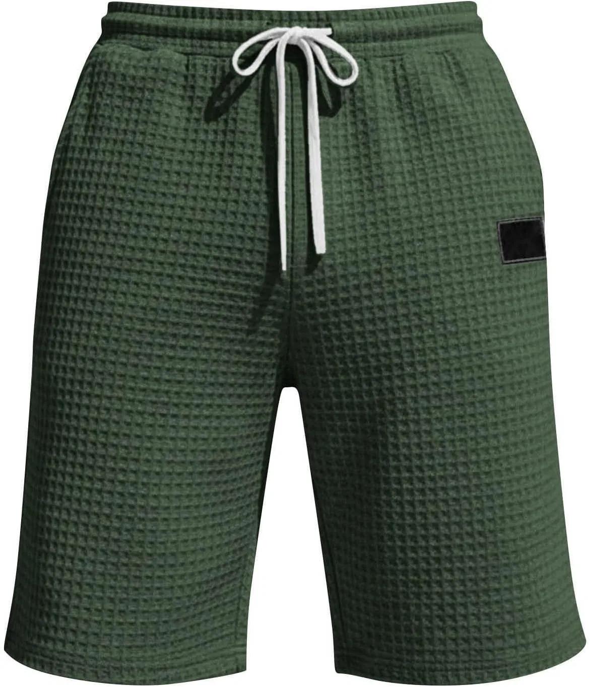 Мужские шорты Active Waffle Knit, цвет Army Green — фото 4