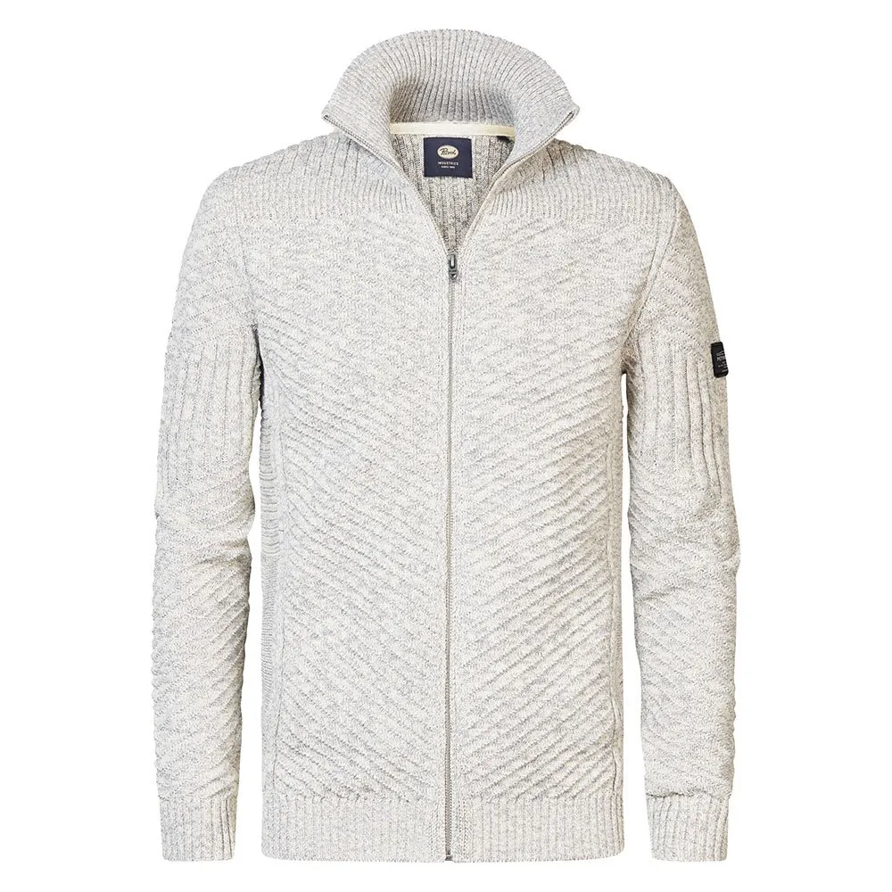 

Свитер Petrol Industries M-3040-KWC295 full zip, серый
