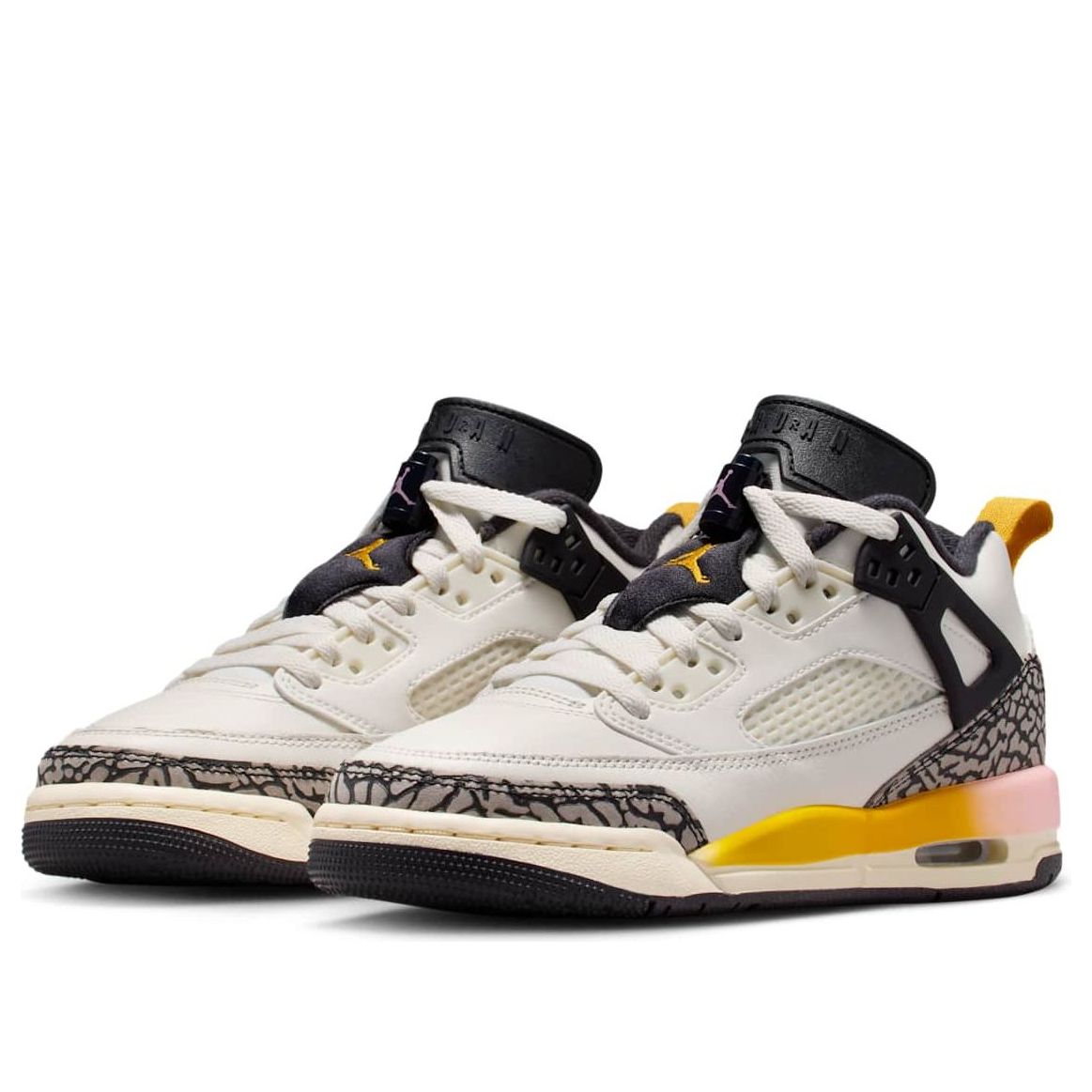 (GS) Air Jordan Spizike Low 'Sail Dark Sulphur' — фото 4