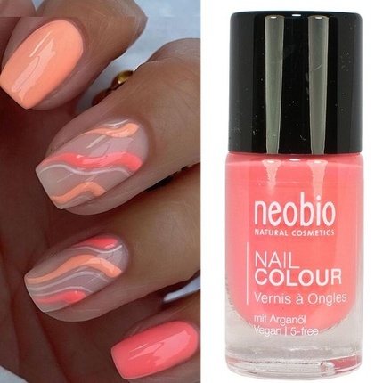 

Органический веганский лак для ногтей 03 Wonderful Coral 8 мл Neobio