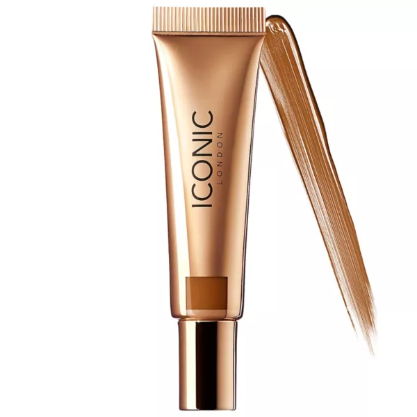 

Прозрачный бронзовый жидкий бронзер Iconic London, цвет caramel glow