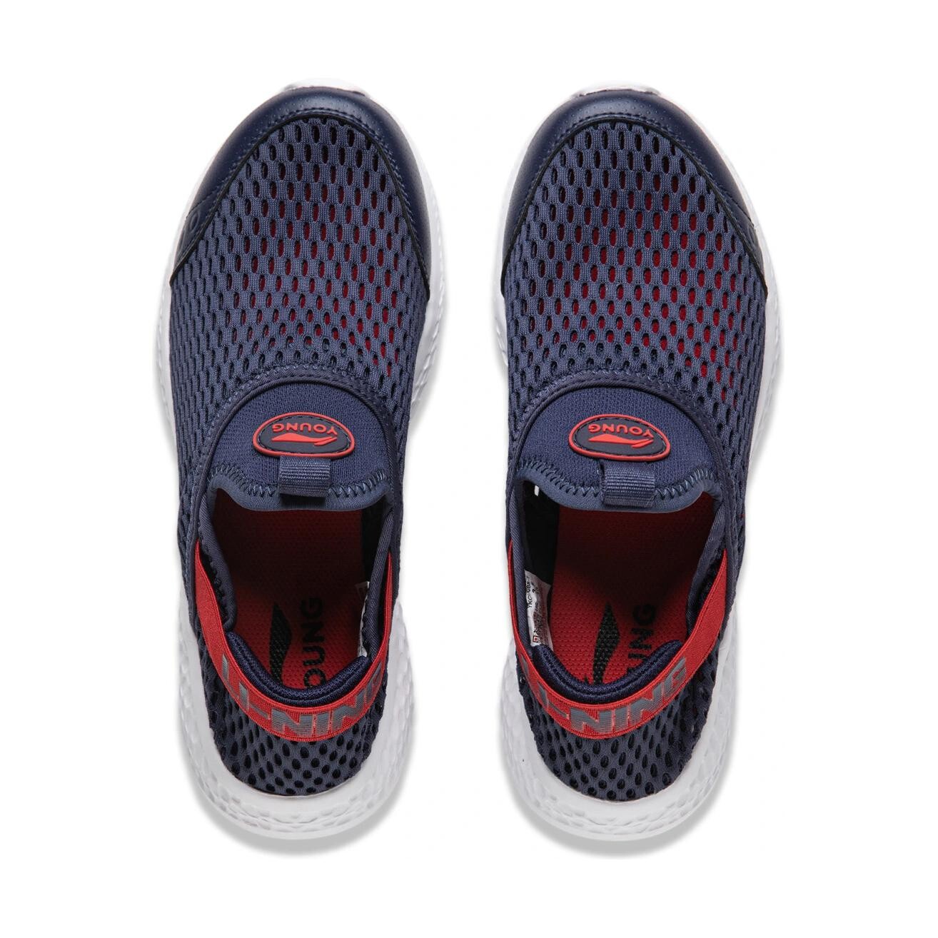 Кроссовки LINING YOUNG Kids Lifestyle Shoes GS Low-top Dark Blue, темно-синий — фото 2