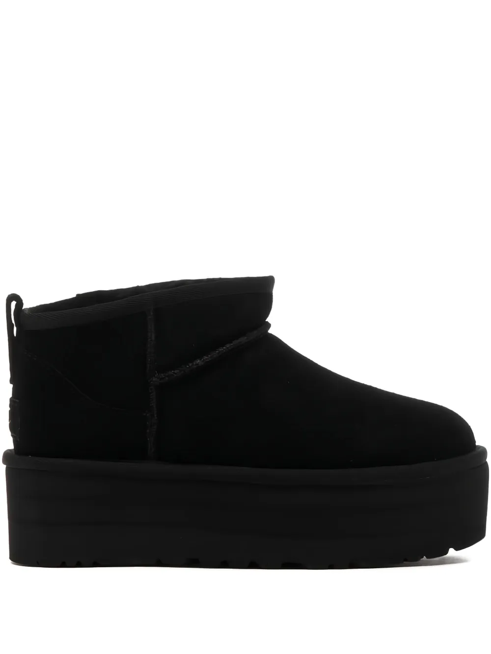 Мини-сапоги на платформе 50 мм Ugg, черный