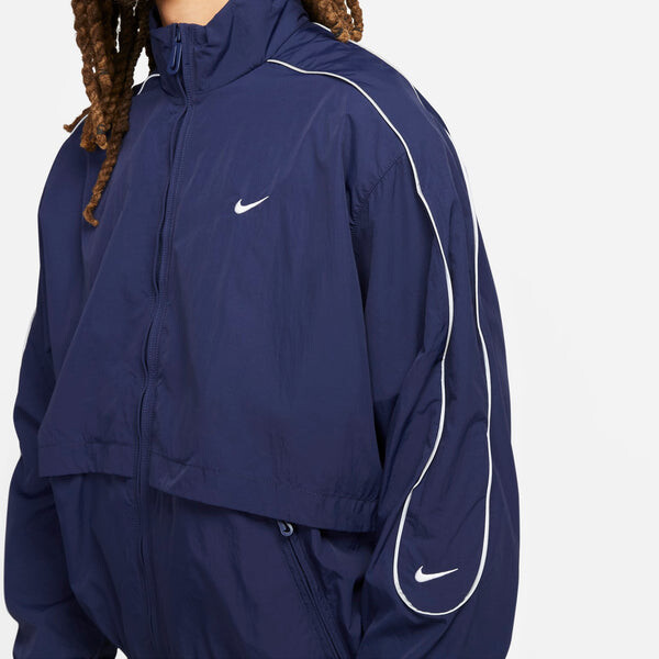 Куртка спортивная одежда solo swoosh тканые Куртка для трека Nike, синий — фото 3