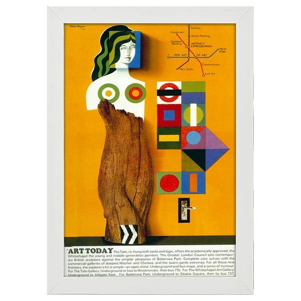

Рамка для фотографий LegendArte Poster 1966 Art Today, белый