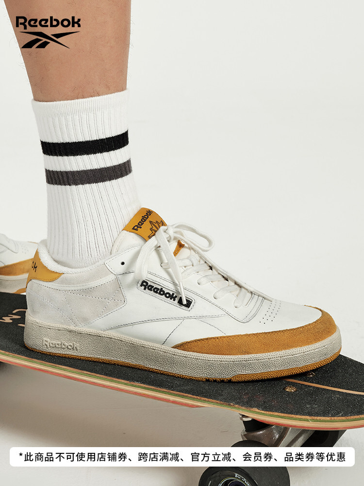 

Кроссовки Reebok Club C, белый / голубой