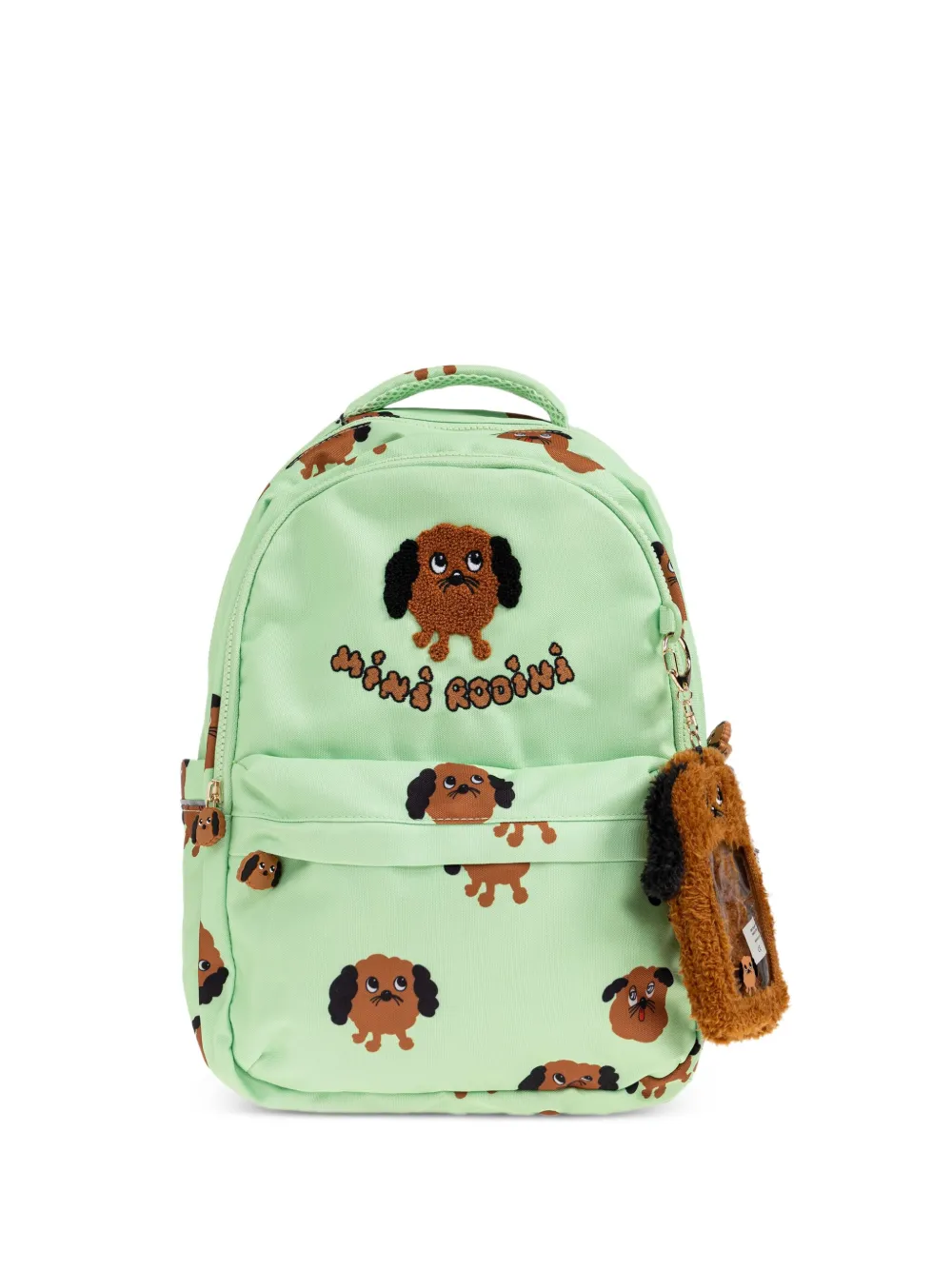 

Рюкзак с принтом Doggies Mini Rodini, зеленый