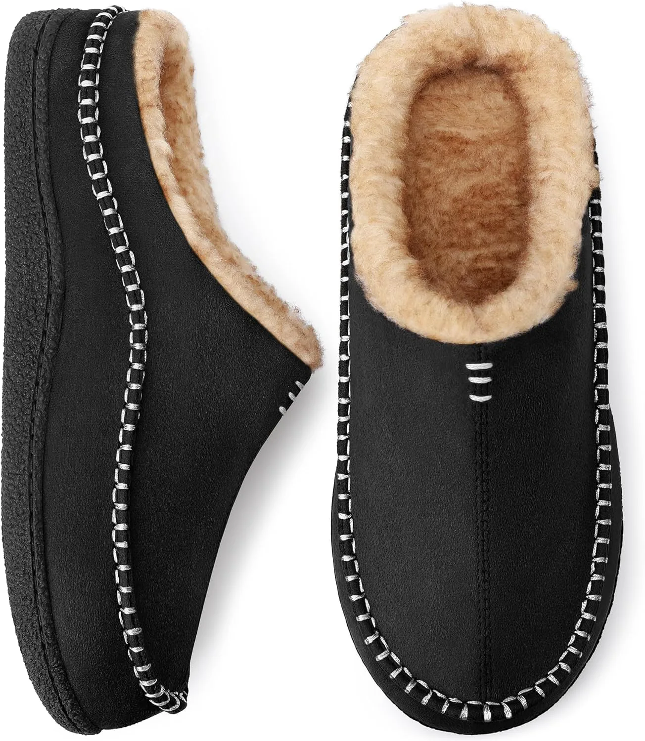 Мужские тапочки shoeslocker, удобные домашние тапочки на мемори-пене, черный
