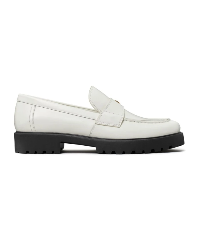 

Кожаные слипоны с двойной футболкой Tory Burch, белый