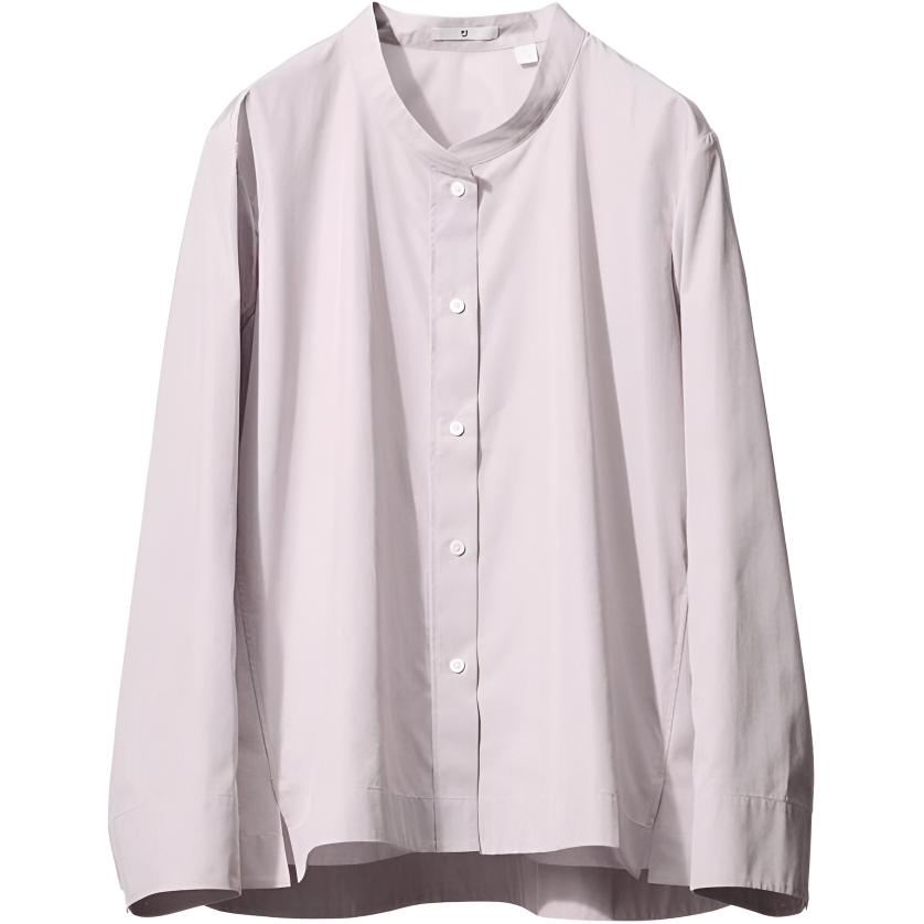 

Jil Sander FW25 Рубашка Women's UNIQLO, pastel розовый