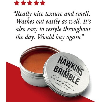 Hawkins & Brimble Gentleman'S Water Pomade Стильная мужская укладка волос 100 мл — фото 3
