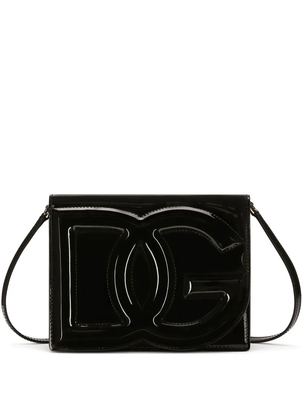 

Сумка через плечо с логотипом DG DOLCE & GABBANA, черный