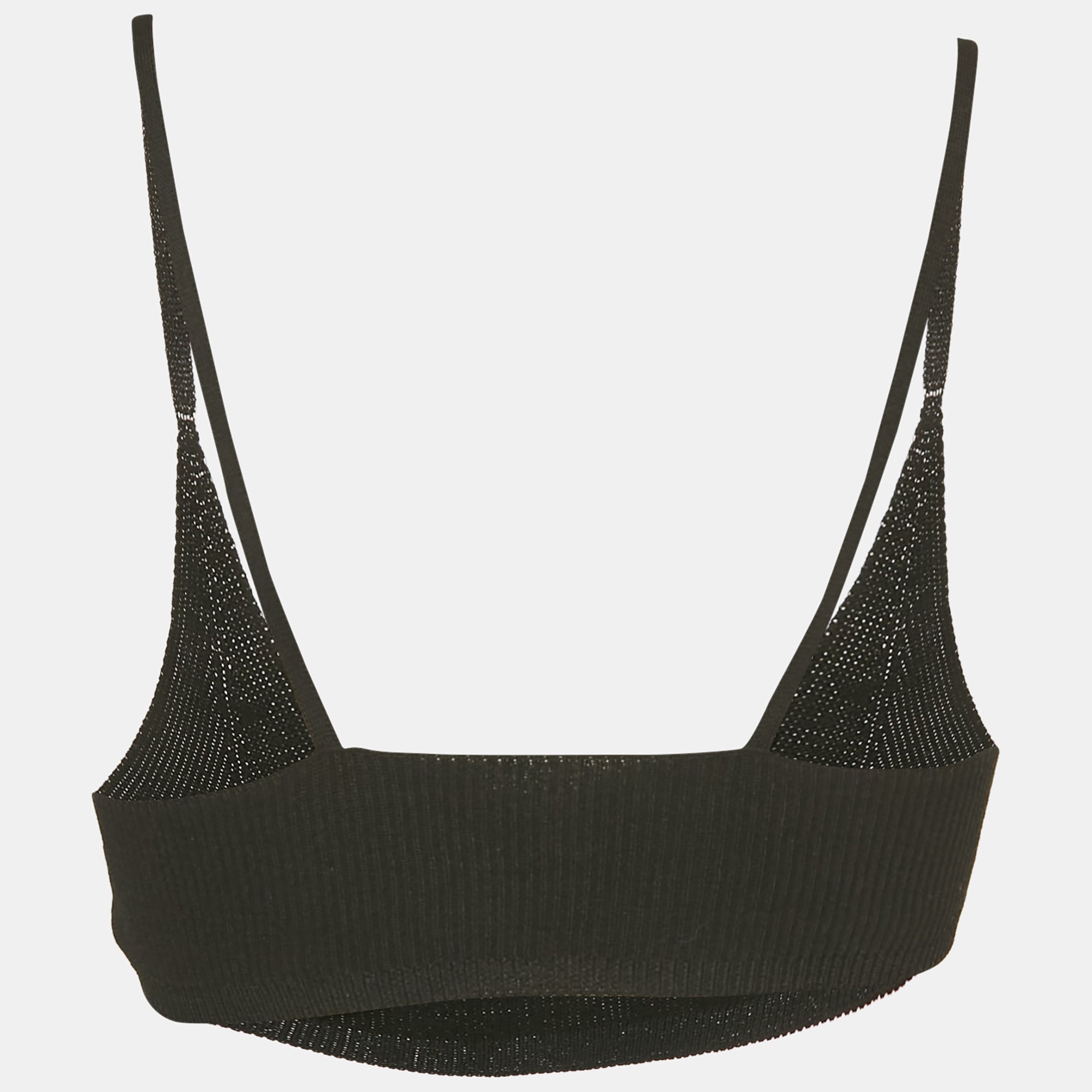 Топ-бралетт Jacquemus из черной ребристой вязки Le Bandeau — фото 2