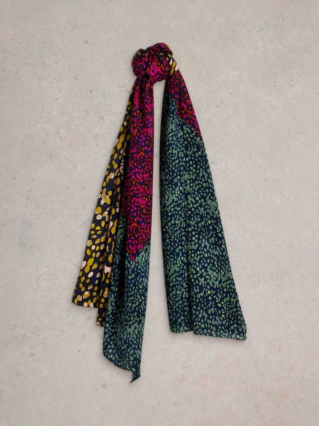 

Шарф Sophie с принтом White Stuff, Chartreuse/Multi