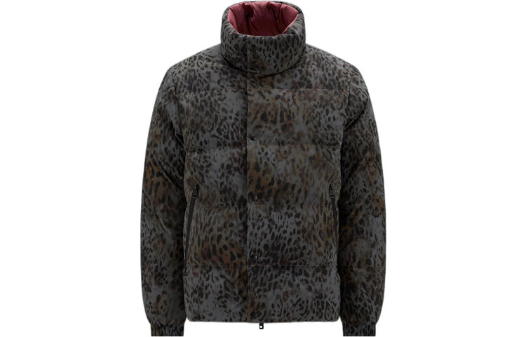 

Пуховик мужской коричневый серый Moncler