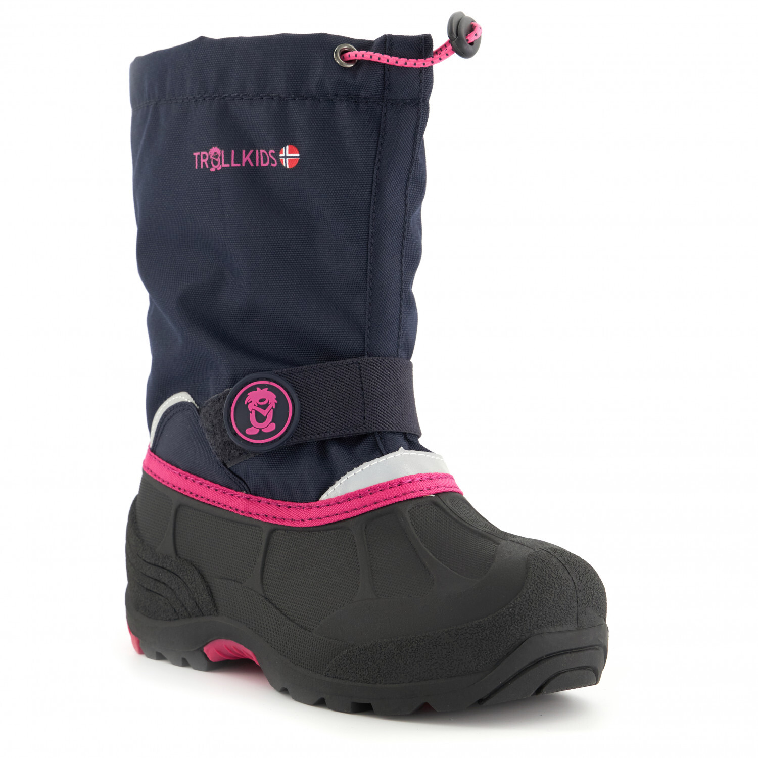 Зимние ботинки Trollkids Kid's Telemark Winter Boot XT, цвет Medium Blue/Viper Green — фото 2